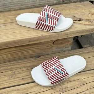 Marc Jacob’s Aqua Love Slide Sandals